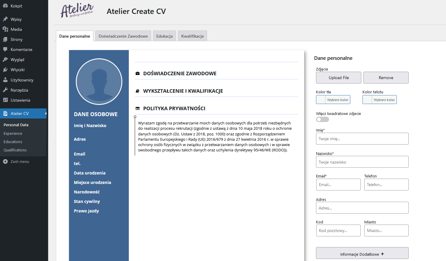 Atelier Create Cv image